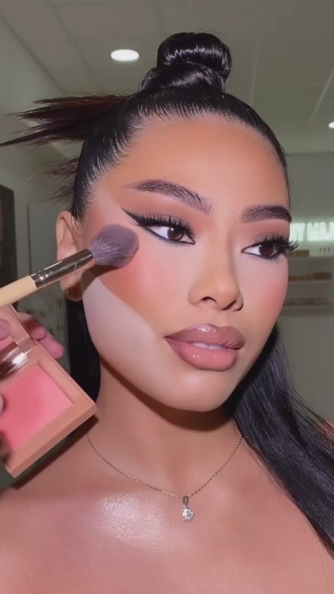 Warm Peach Powder Blush