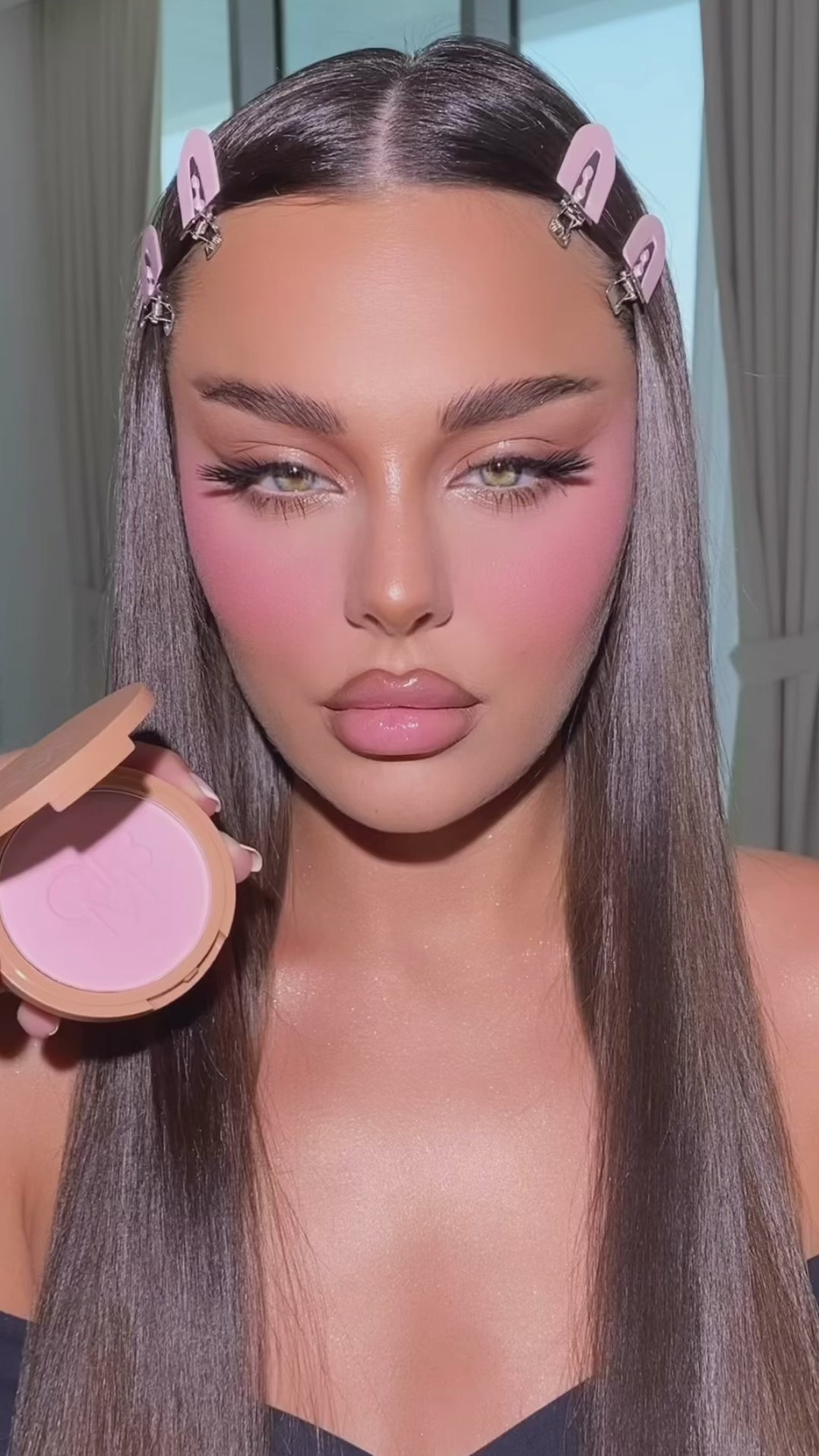 Soft Pink Tinted Compact Powder