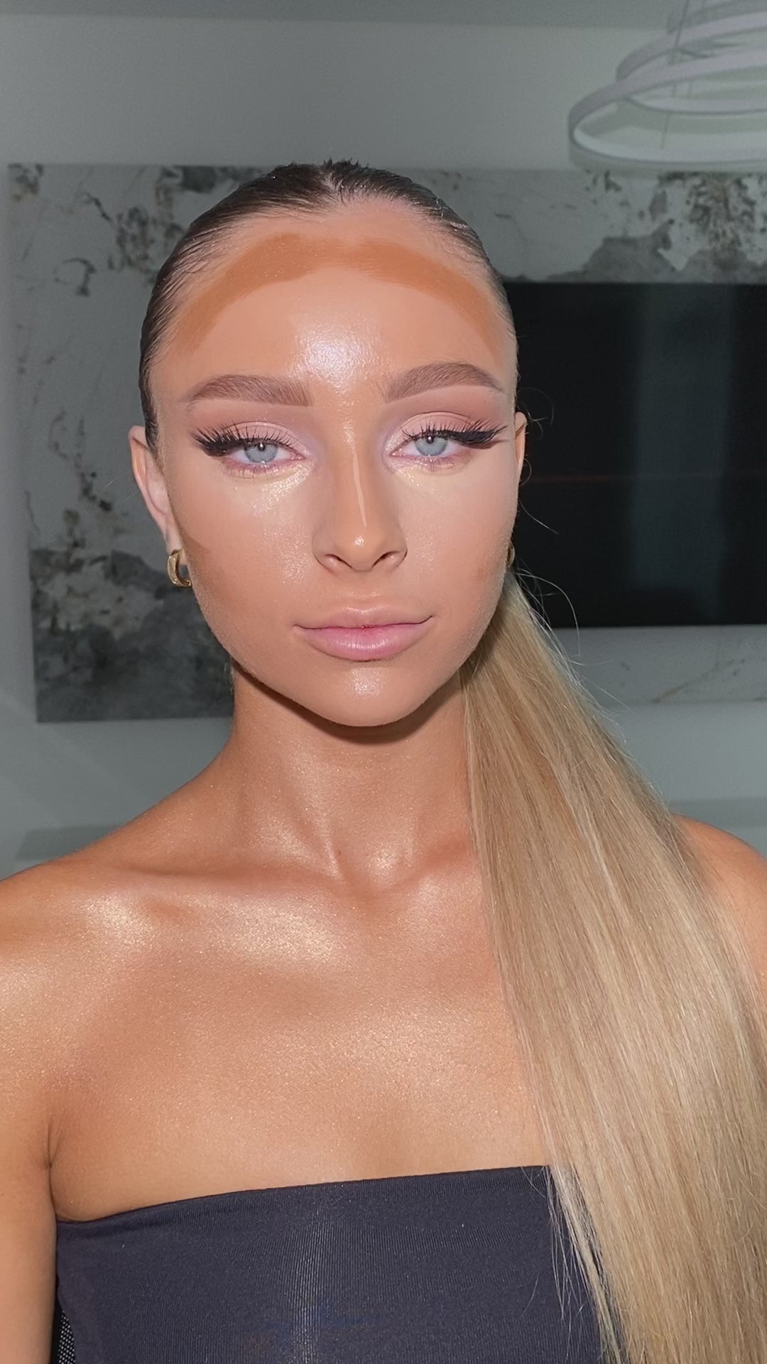 Flat precision Brush