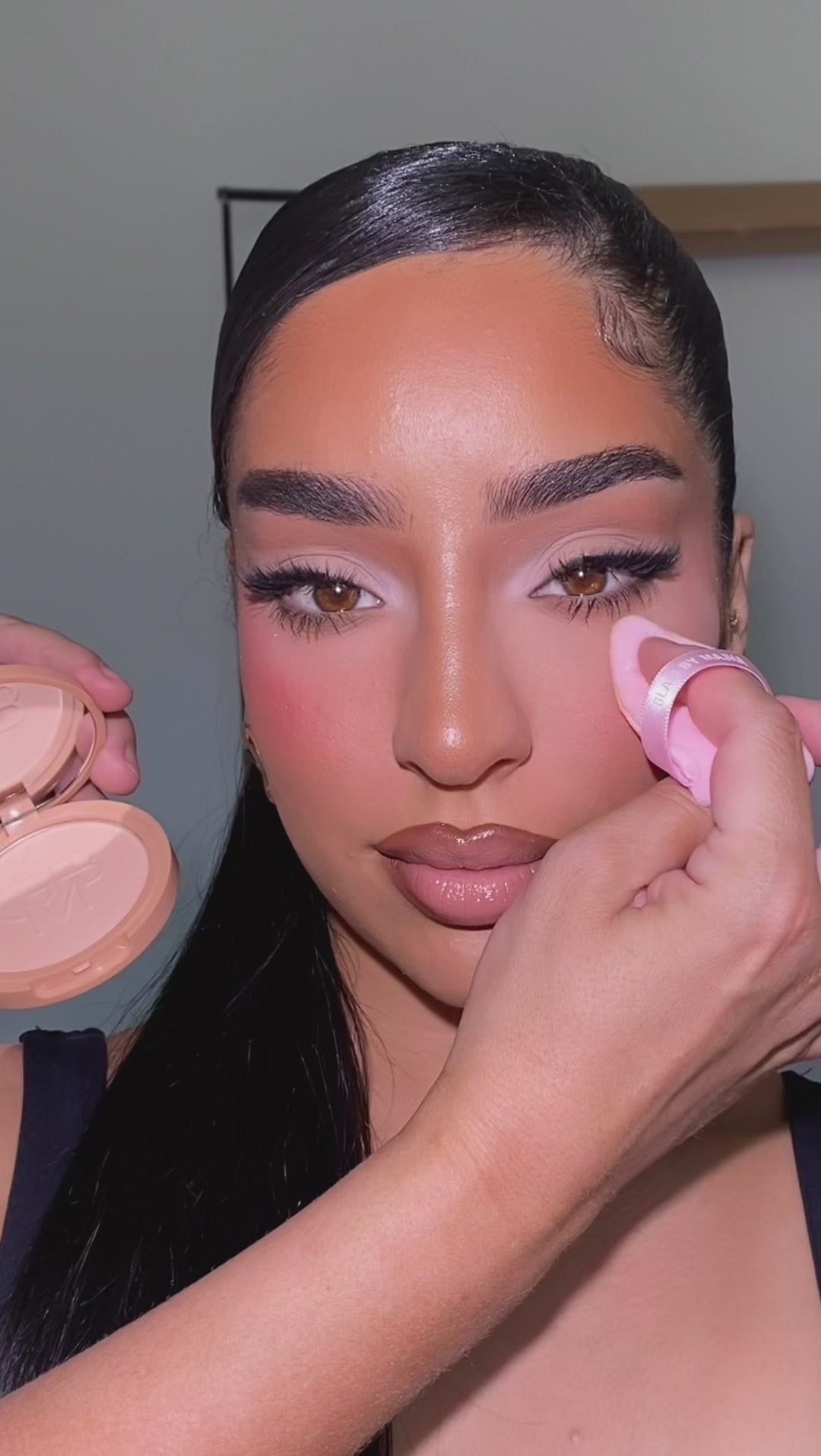 Peach Tinted Compact Powder