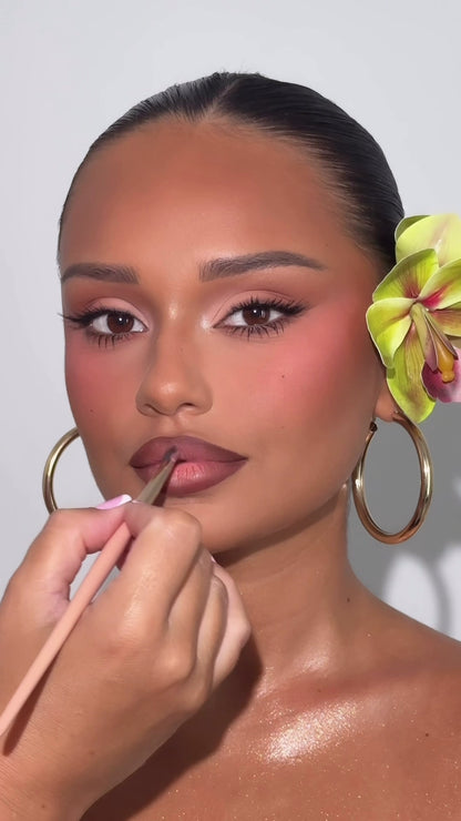 Velvet peach lipstick